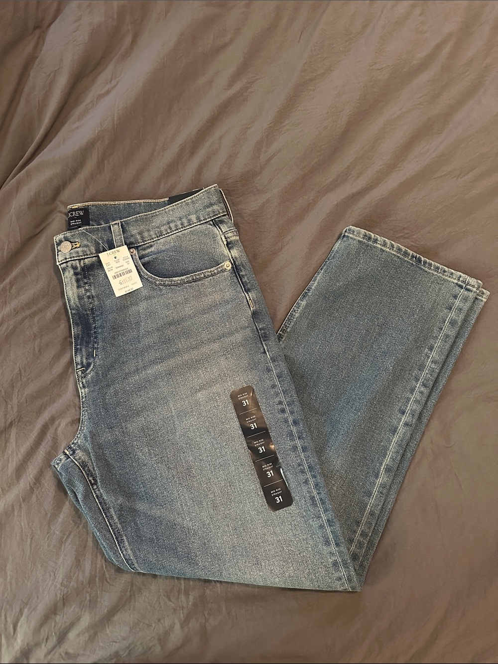 NWT - J. Crew Factory Women’s Mid-Rise Straight Jeans